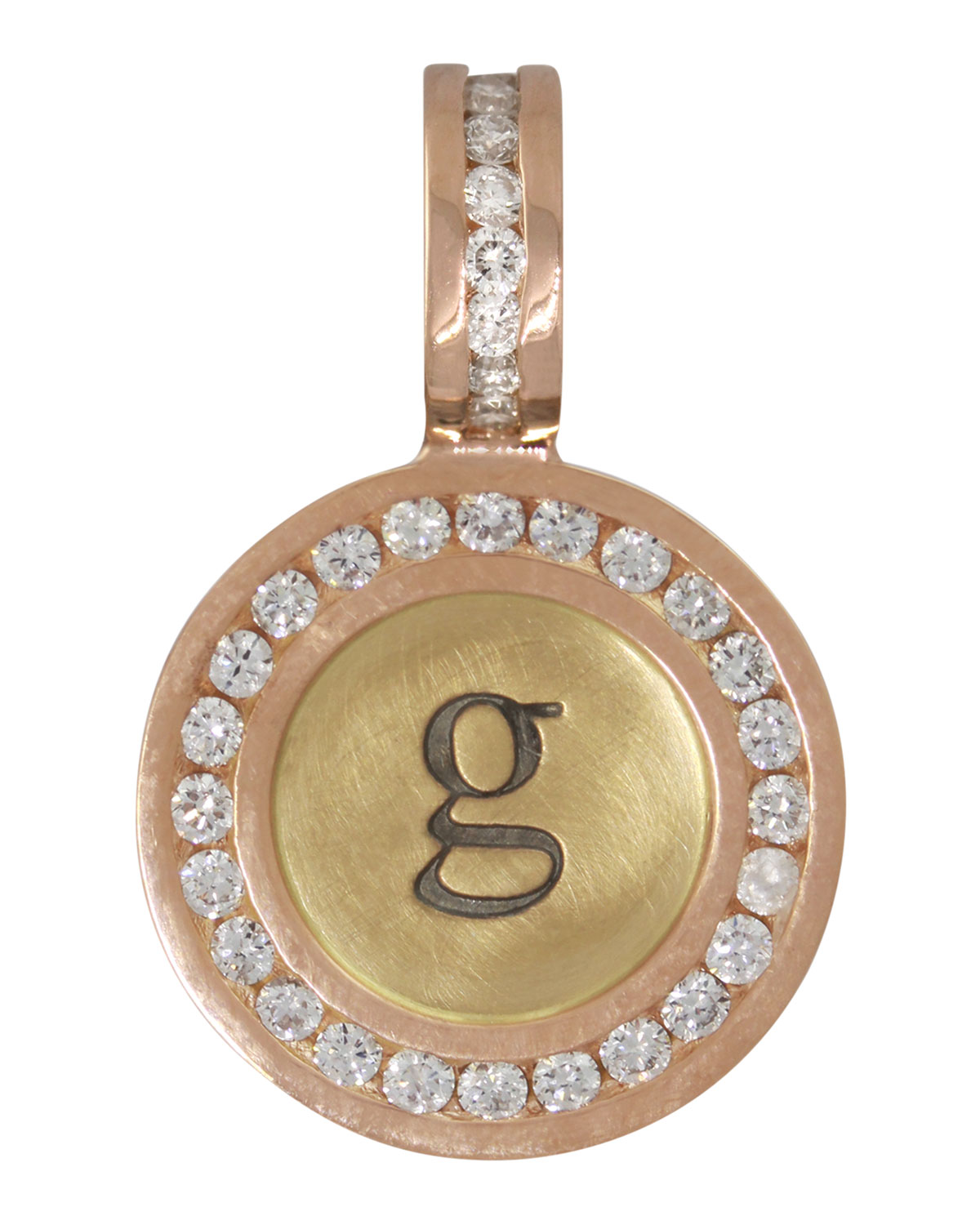 Heather Moore 14k Yellow/Rose Gold Single Lowercase