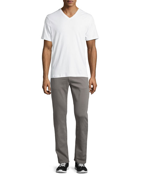 Brand Kane French Terry Straight-Leg Jeans