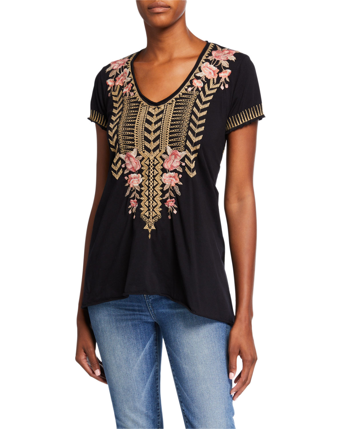 johnny was caspian linen drape top