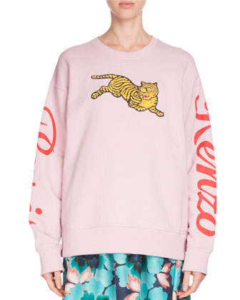 Kenzo Jumping Tiger Graphic Crewneck 