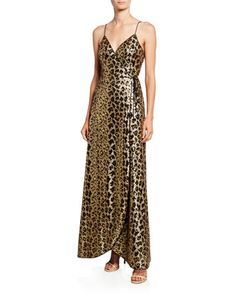 Aidan by Aidan Mattox Leopard Sequin 
