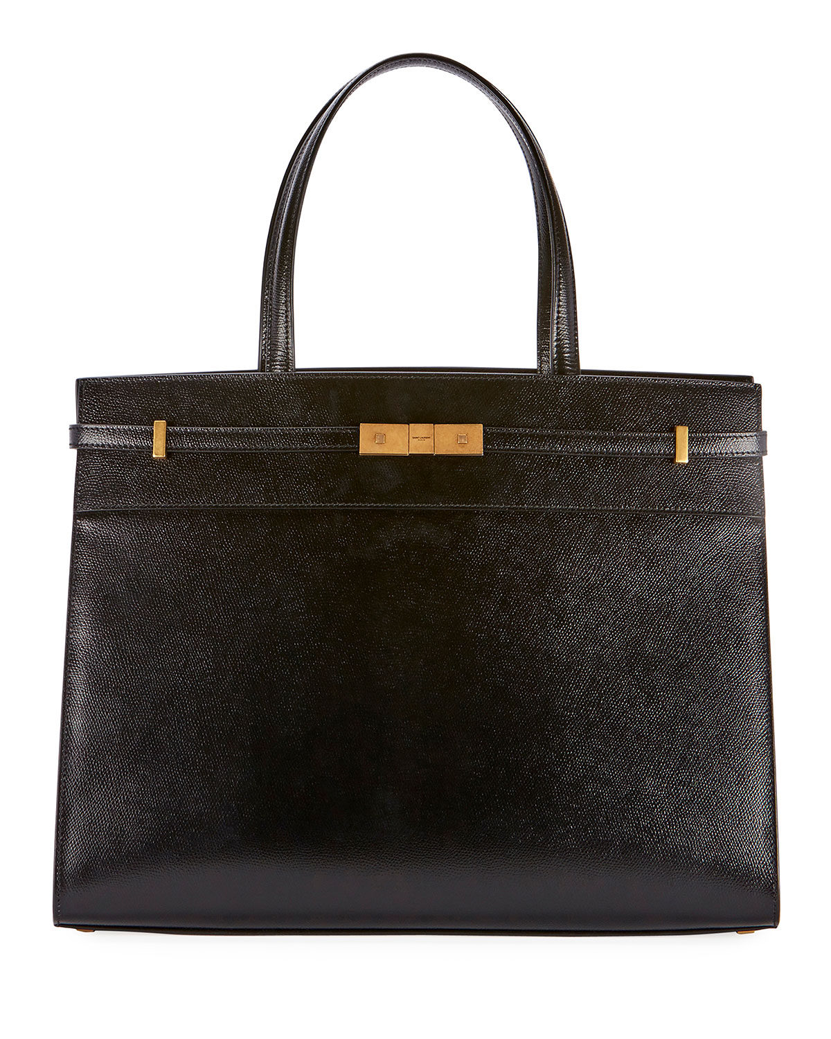 Saint Laurent Manhattan Medium Grained Tote Bag Neiman Marcus