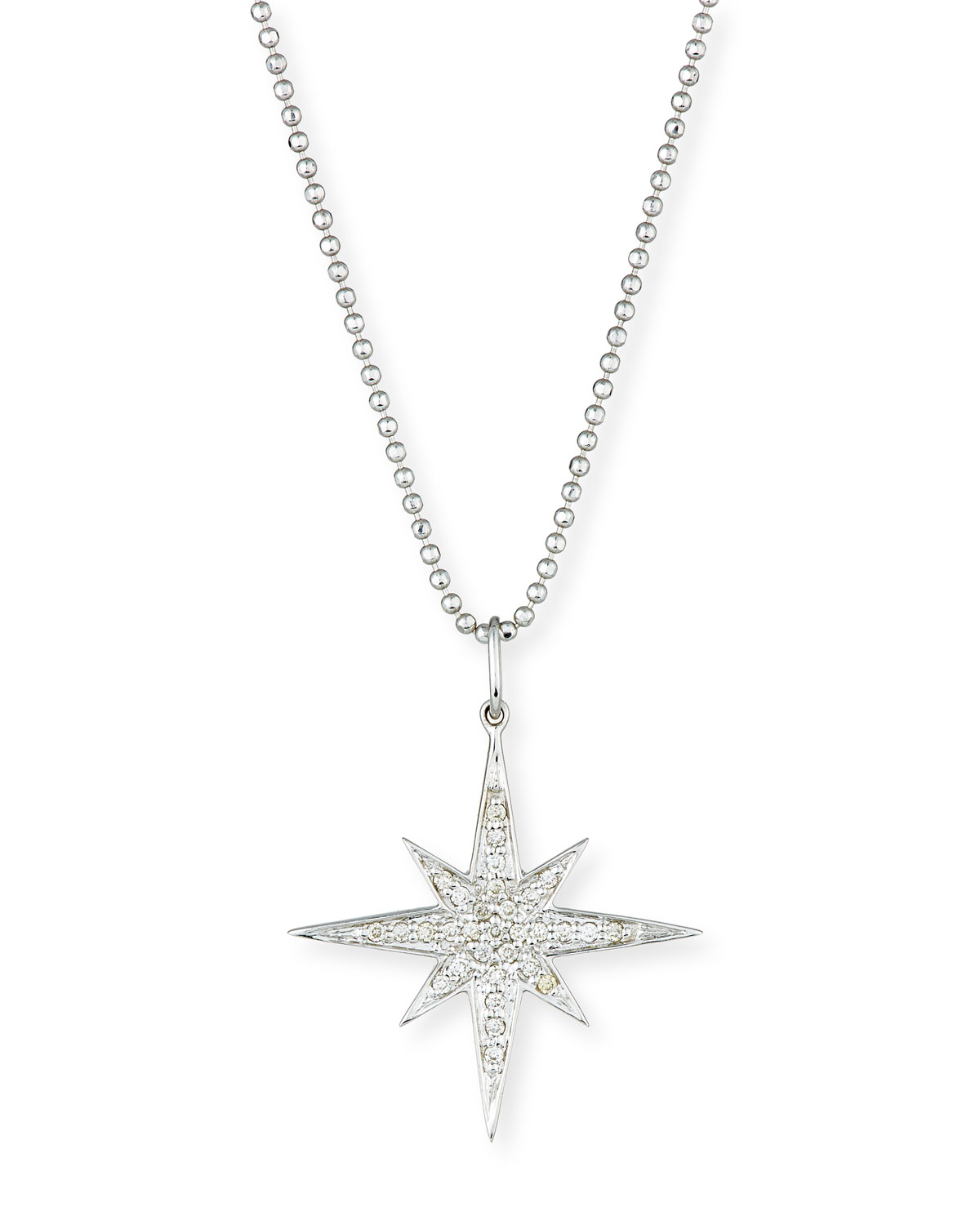 Diamond Starburst Necklace on Sale, 60 