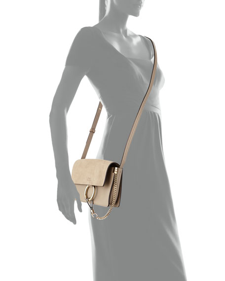 brown suede le chiquito clutch