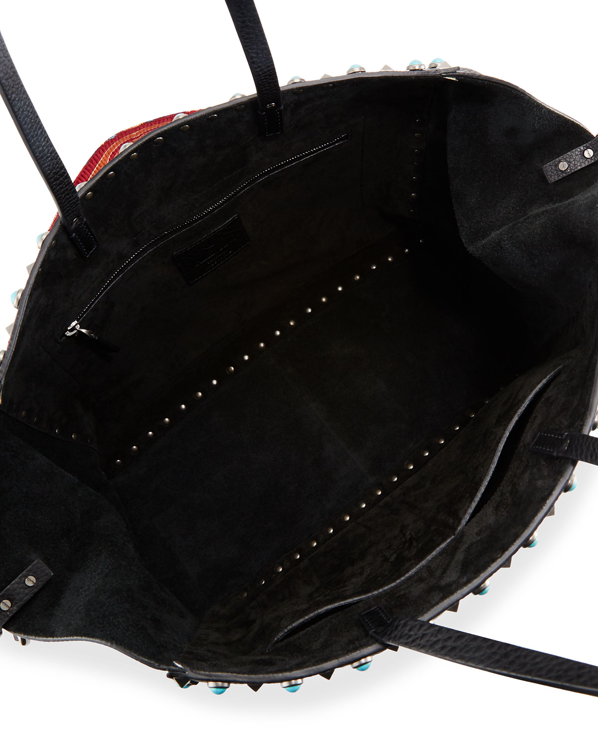 valentino medium garavani tote bag black