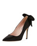 sjp lucille satin bow pump